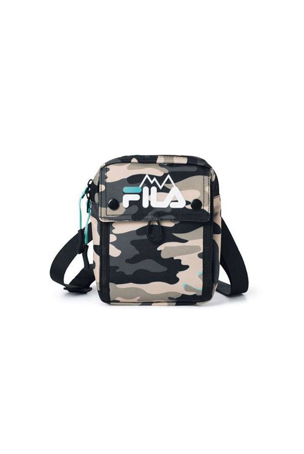 Bolsos De Bandolera Fila Camuflaje Negras - Tornock - España 428195ERQ